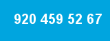920 459 52 67 920 459 52 67